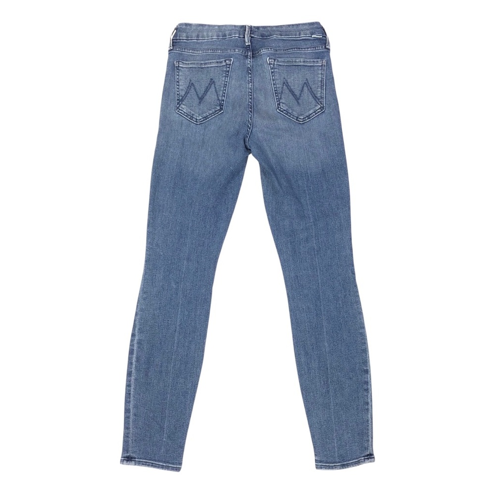 Mother The Looker Ankle Jean in We The Animals Size 27 27X28 Stretch Blue - Picture 2 of 10